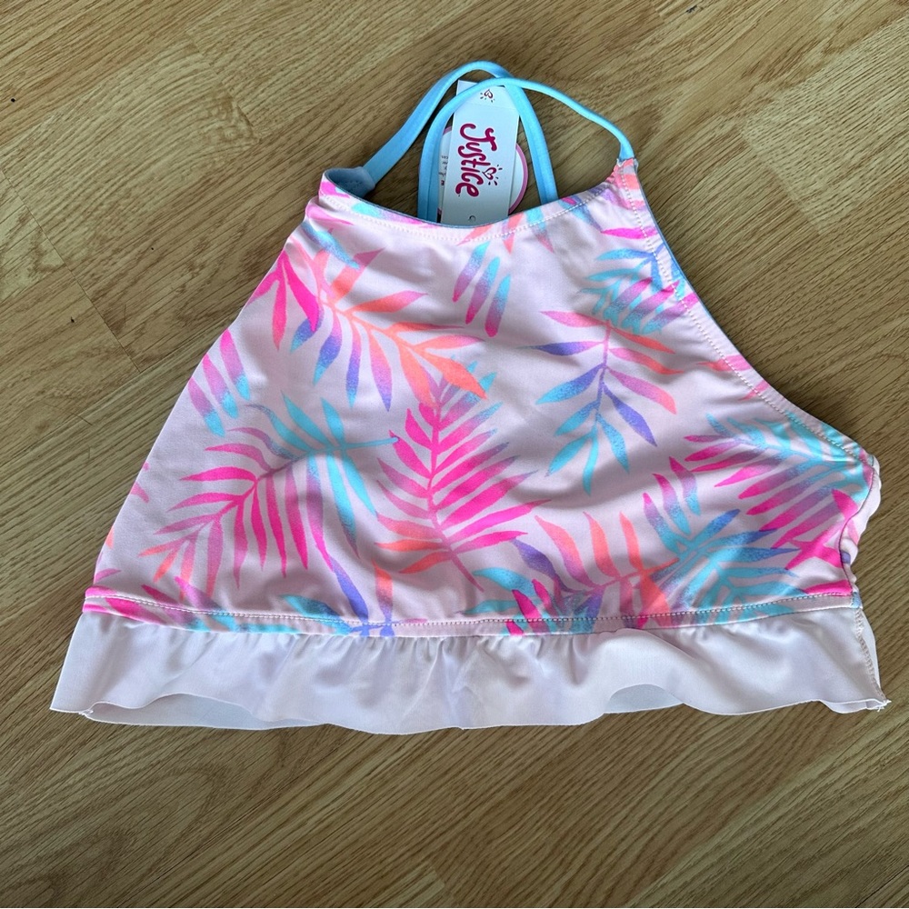 Girls Justice swimsuit top NWT